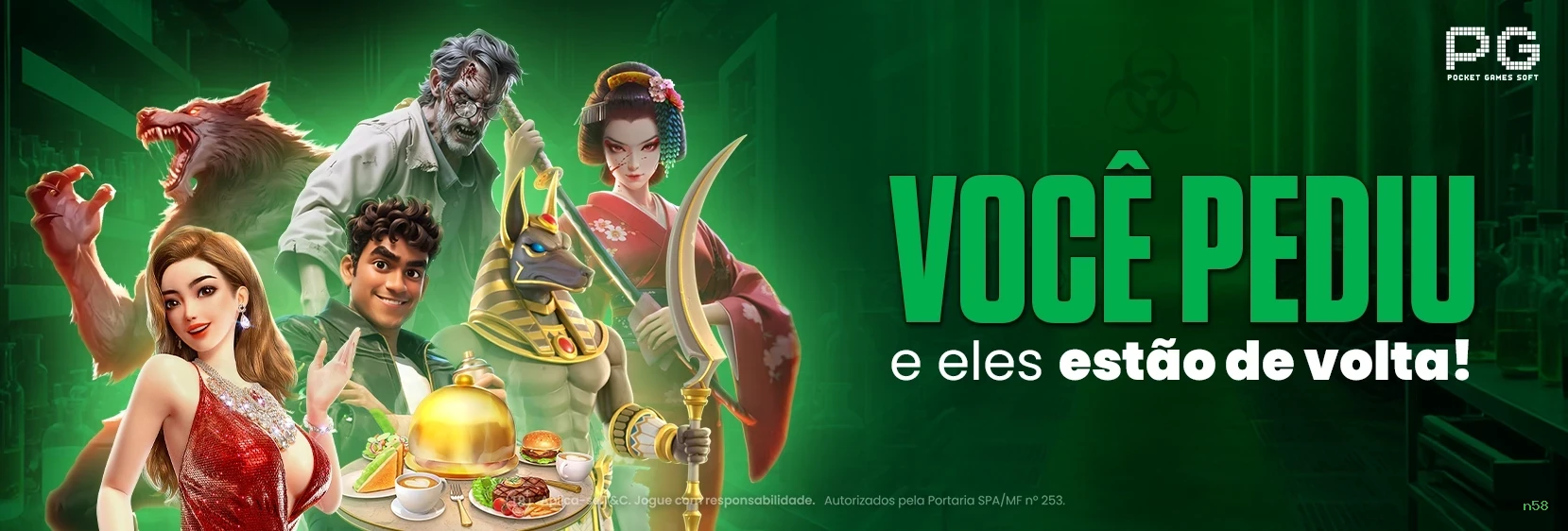 Plataforma completa da n58 com todos os jogos